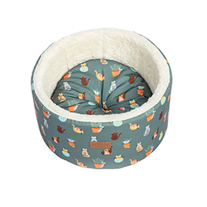 Danish Design FatFace Mischievous Cats Cat Cosy Bed - 50 cm
