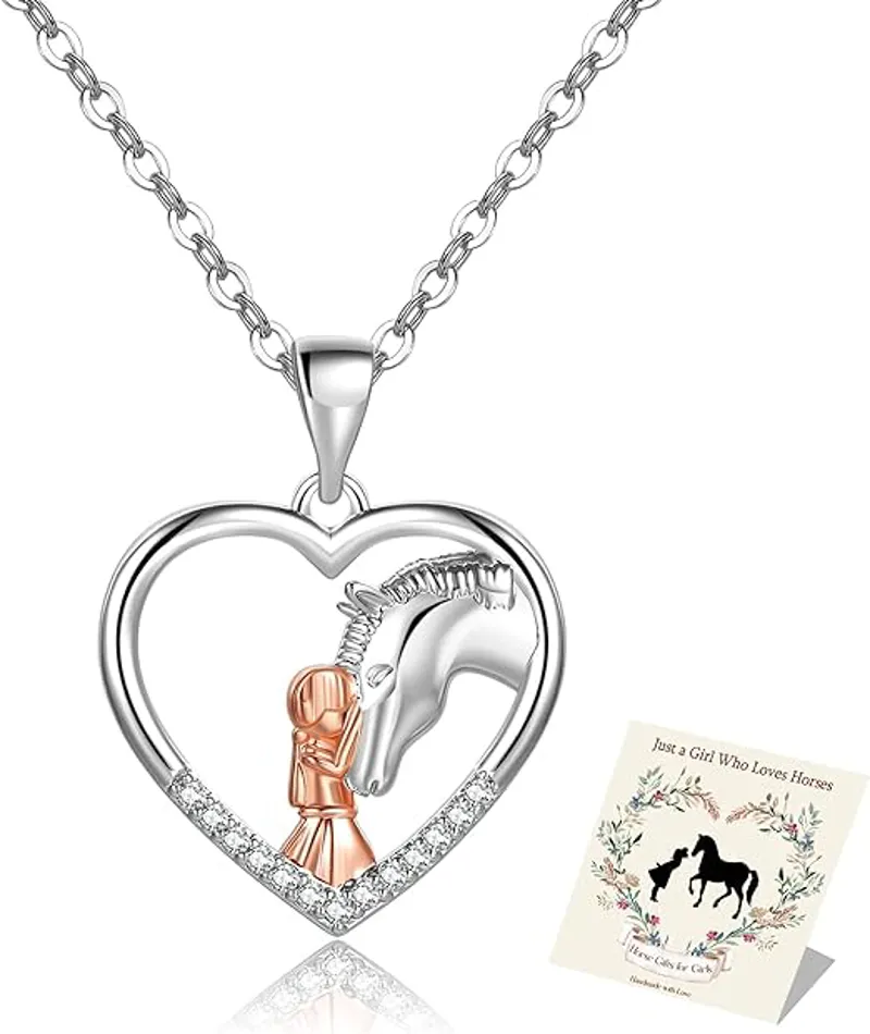 Horse heart Necklace