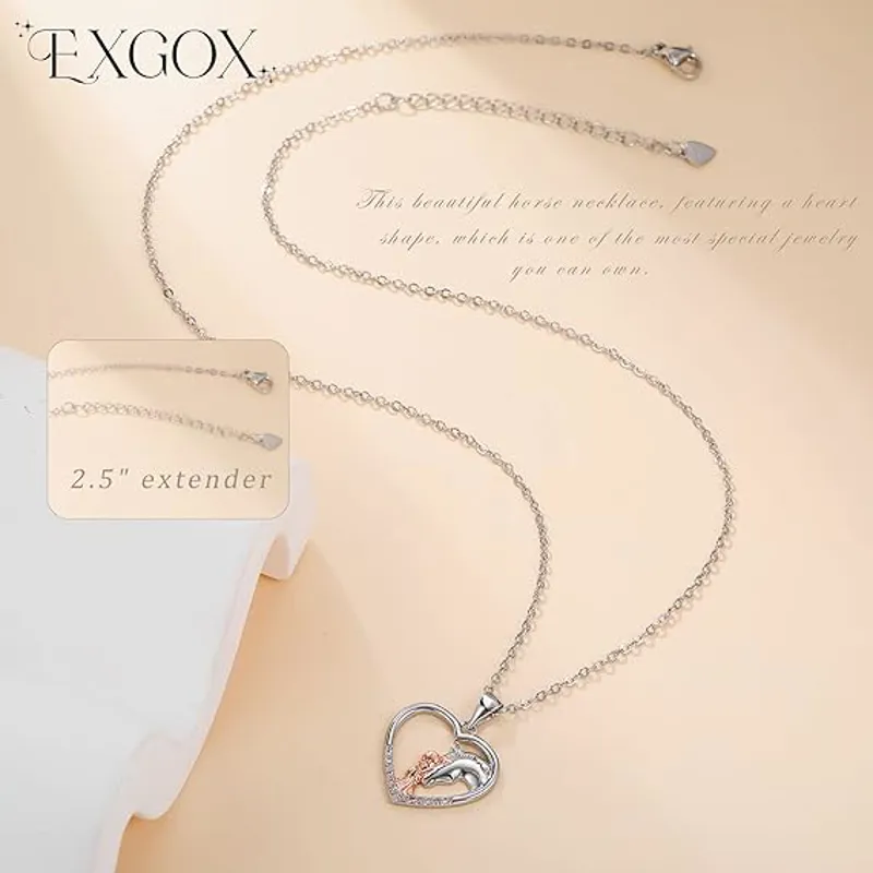 Horse heart Necklace-1