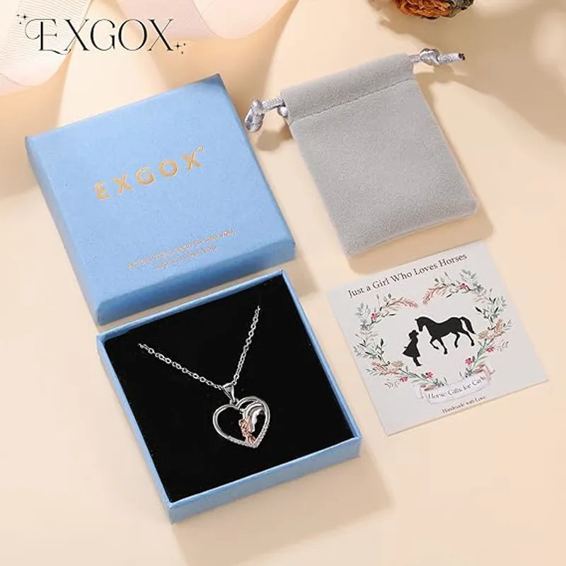 Horse heart Necklace-3