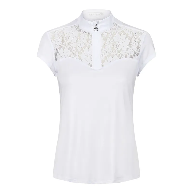 Equetech Mia Lace Competition Shirt White-1