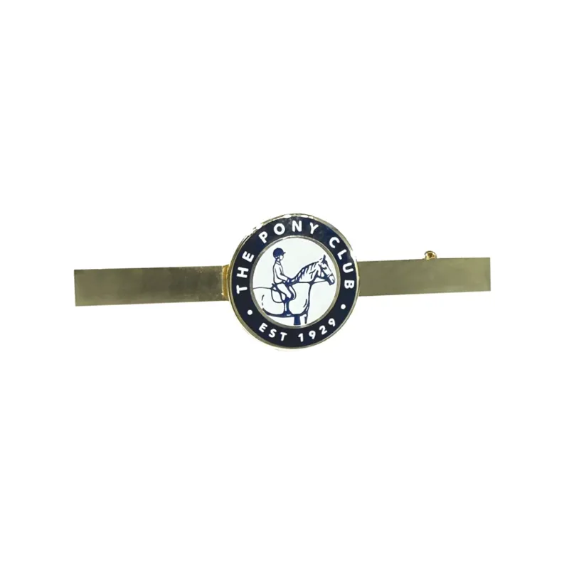 Gold Pony Club Enamel Stock Pin