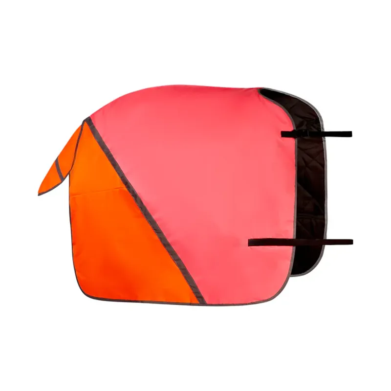 Equisafety Hi-Vis Waterproof Quarter Sheet - PINK/ORANGE