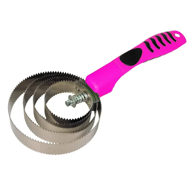 ProGroom Vivid Spring Curry Comb Pink