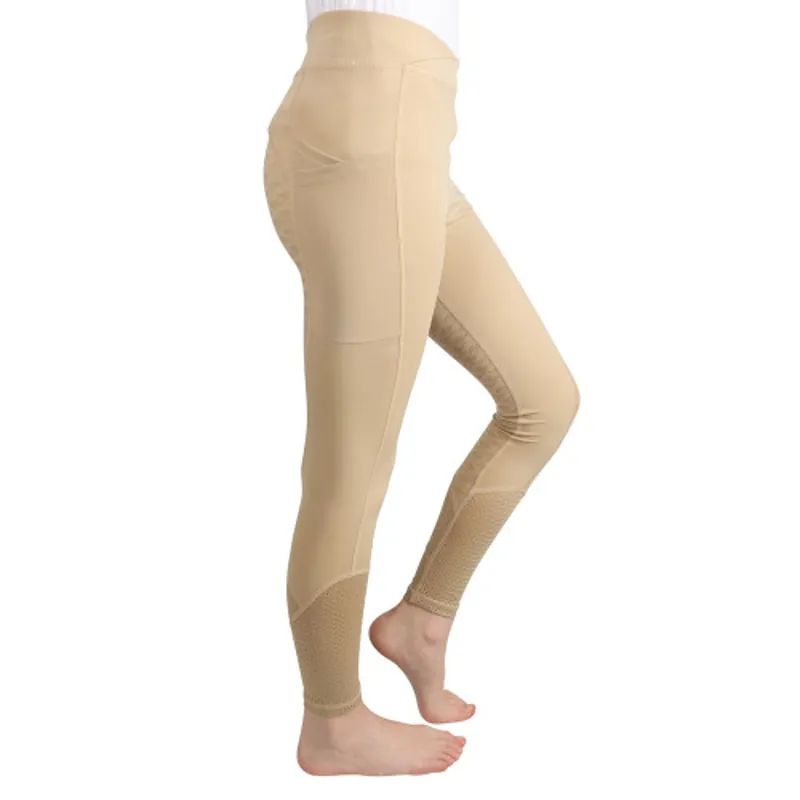 Hy Equestrian Children's Fordwich Riding Tights Beige