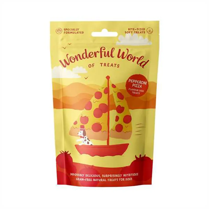 Wonderful World Of Treats Pepperoni Pizza Dog Treats 50gr