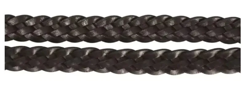 Mark Todd Reins Braided - HAVANA full
