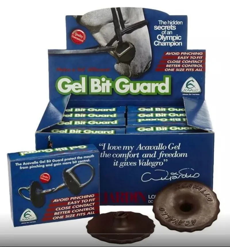 Acavallo Gel Bit Guards BRN