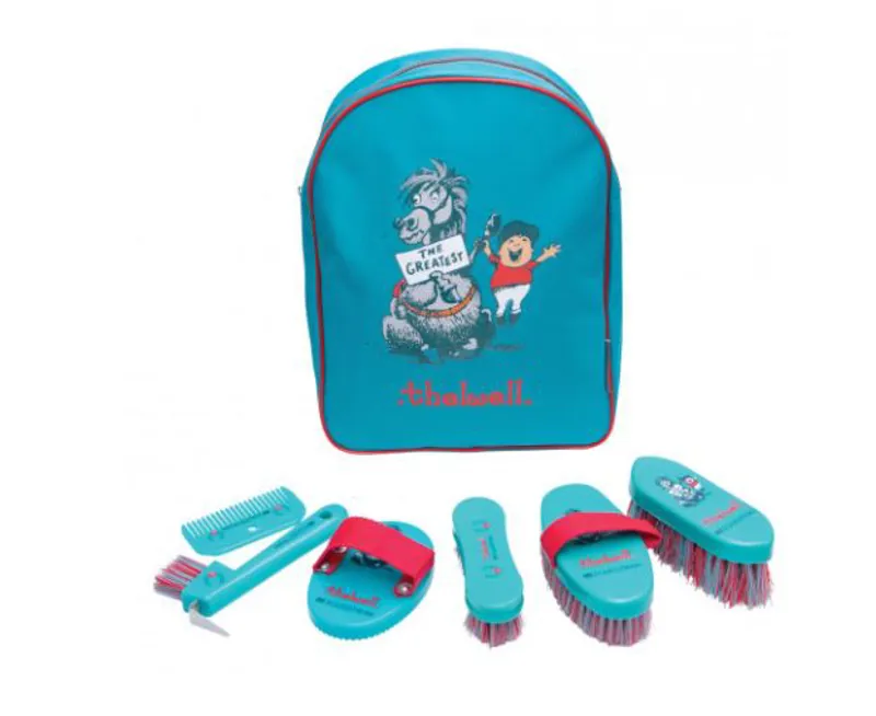 Thelwell Grooming Kit In Rucksack Turquoise