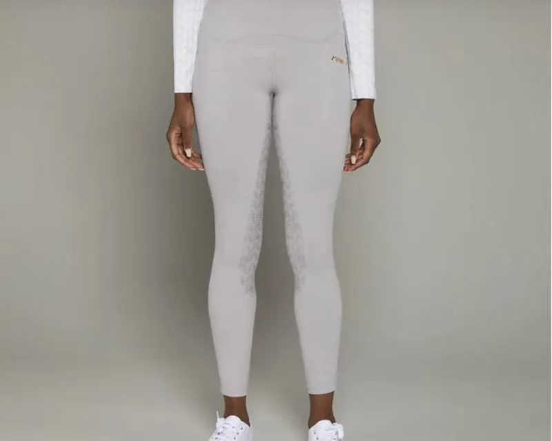 Toggi Sculptor Full Seat Riding Tights Silver
