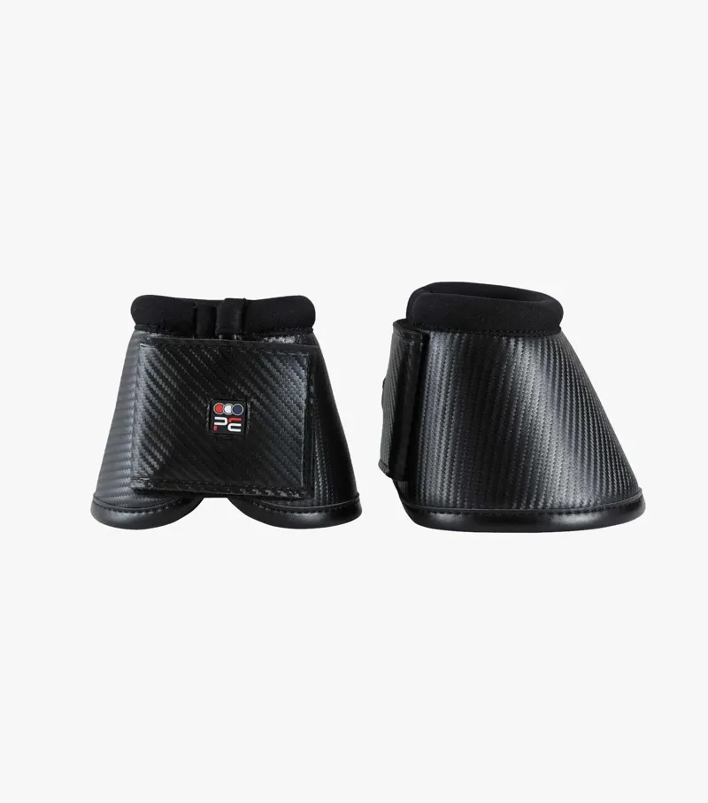 Carbon Wrap Over Reach Boots Black-2