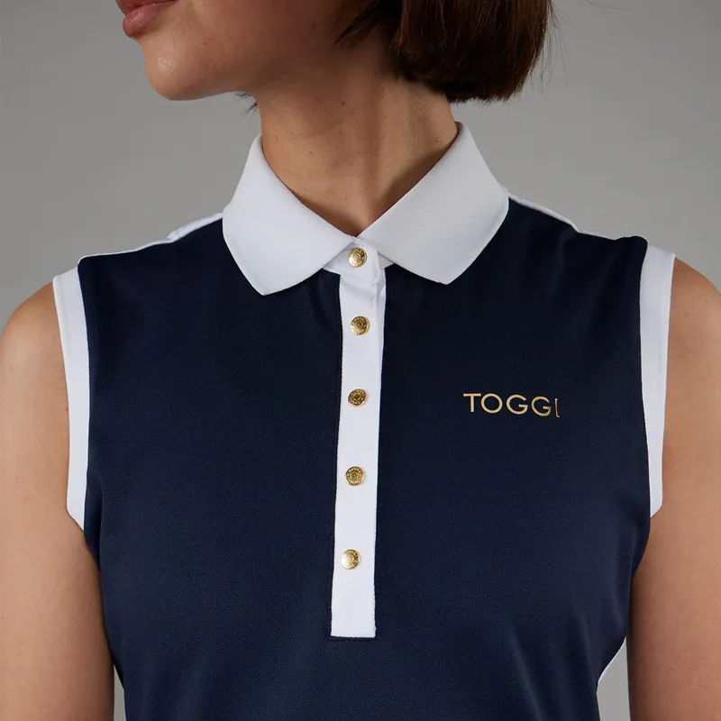Toggi Haymarket Sleeveless Polo Shirt
