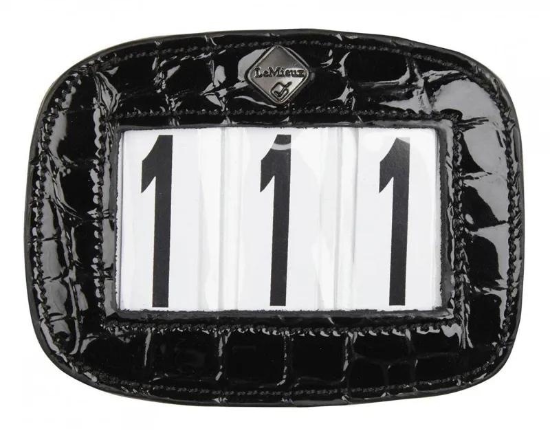 LeMieux Saddle Number Square Blk