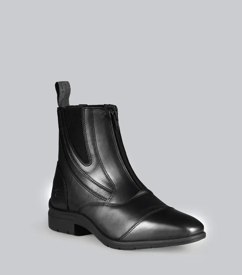 Mirano Leather paddock Boots Black 