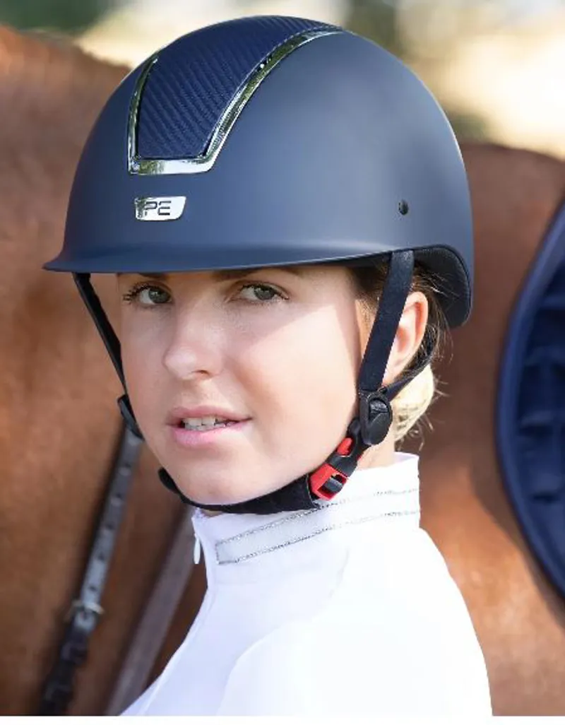 Premier Equine Centauri Riding Hat Navy-1