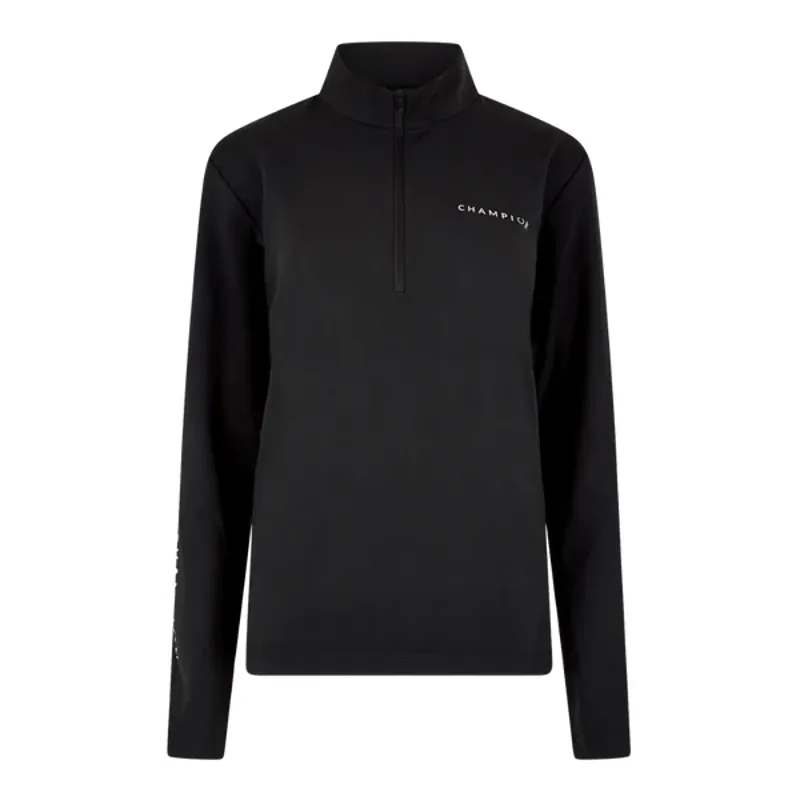 Plumpton Zipped Base Layer Black
