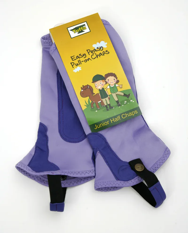 Tuffa Pull-on Jnr Half Chaps Medium purple