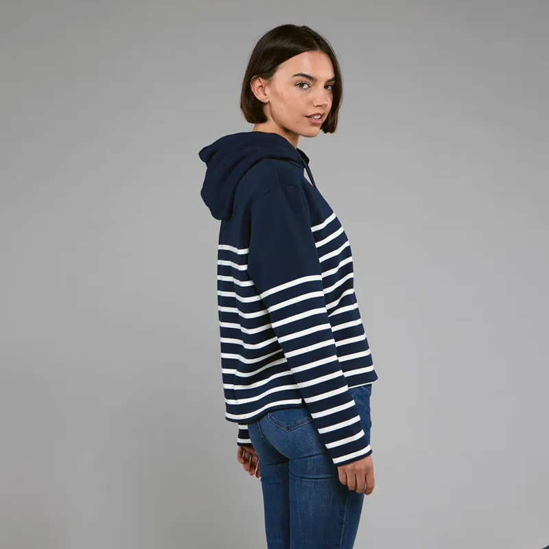 Princeton Hoodie Midnight Navy Stripe-1