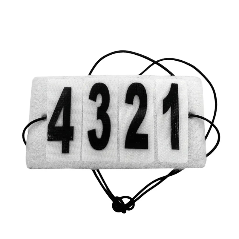 Equetech Easy Show Jacket Competition Number White