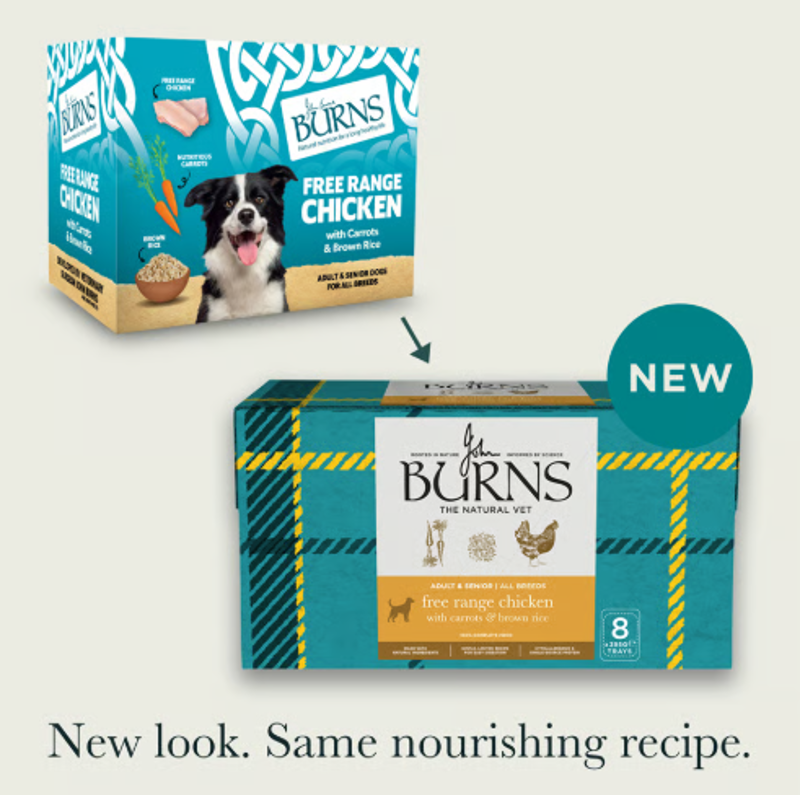 Burns Adult Dog 8x395gm - Chicken