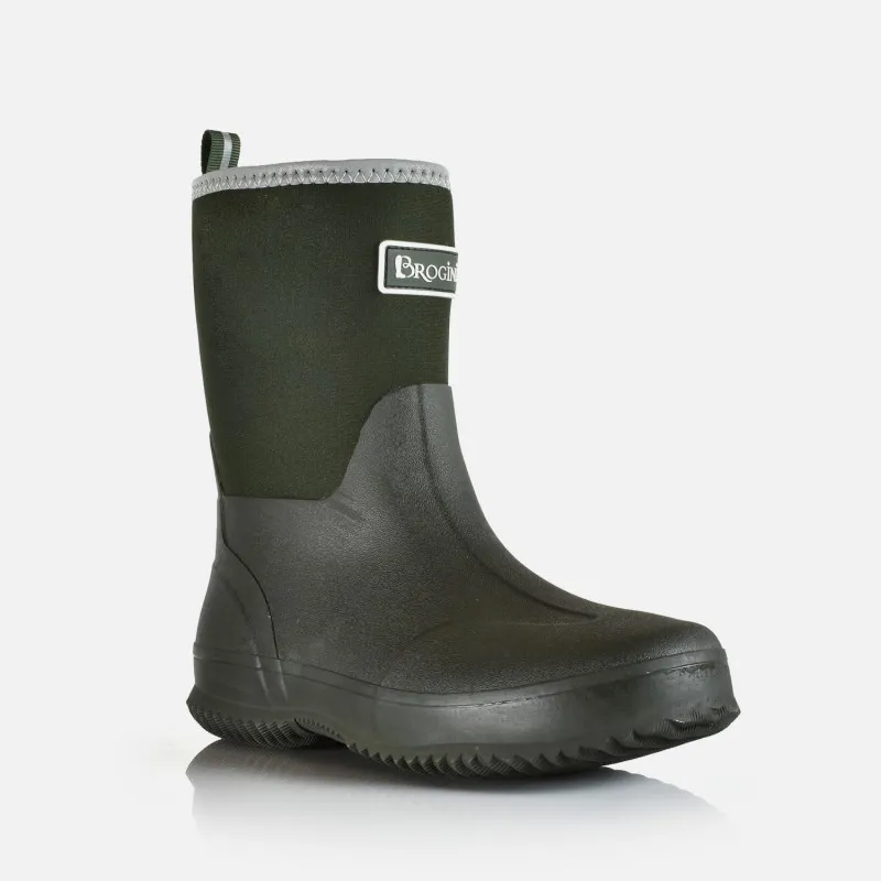 Brogini Bampton Piccino Wellies Green-2