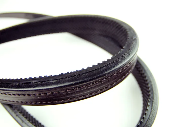 Dever Classic Dressage Reins 5/8 Blk Full-2