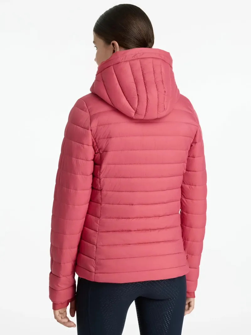 LeMieux Young Rider Ruby Puffer Jacket Cranberry-1