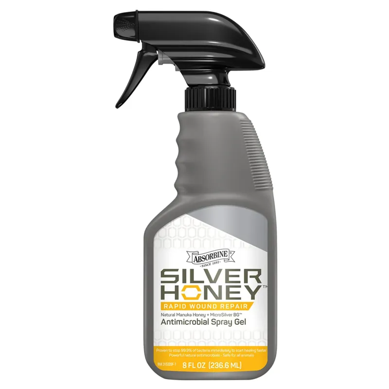 Absorbine Silver Honey Rapid Wound Repair Spray Gel 237 ml