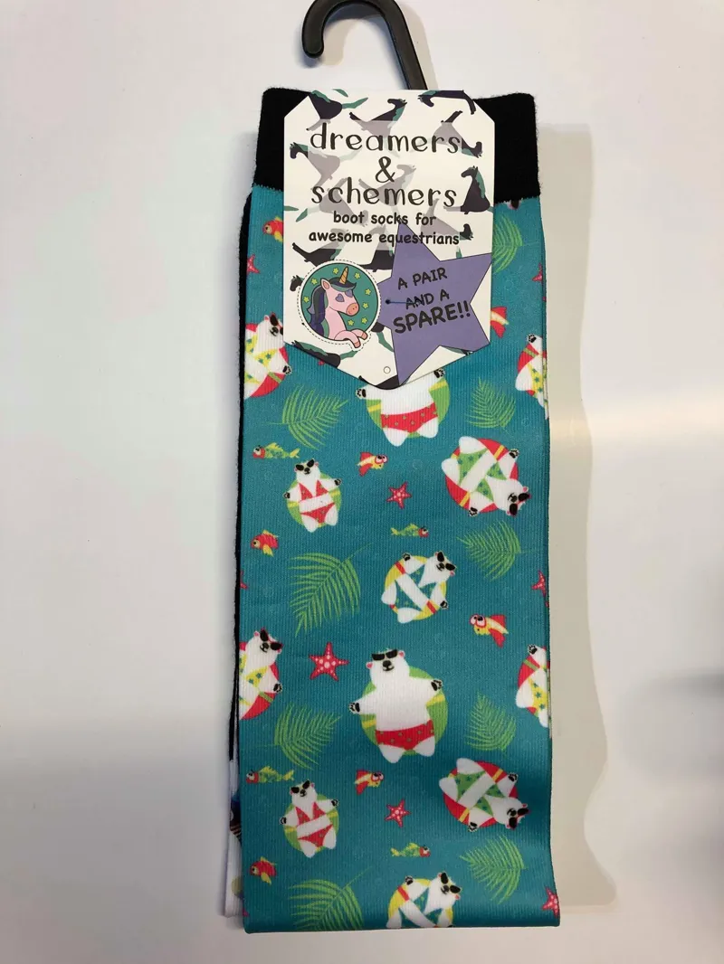 D and S Beach Body Socks