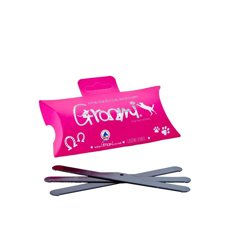 Groomi Spare Comb - BLACK 3 pack