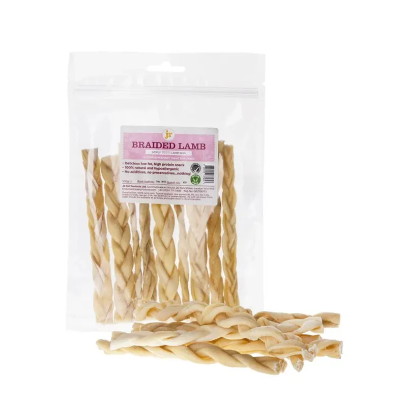 Braided Lamb Sticks 100gr
