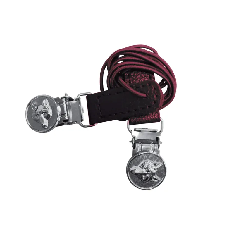 Equestrian Showing Number Clips Tan