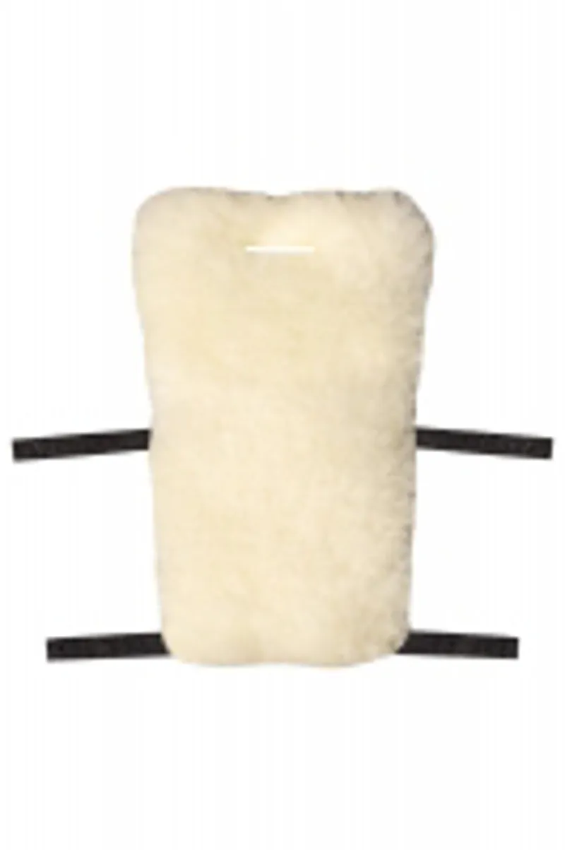 Ultimate Grazing Muzzle chin protector Wool Natural-1