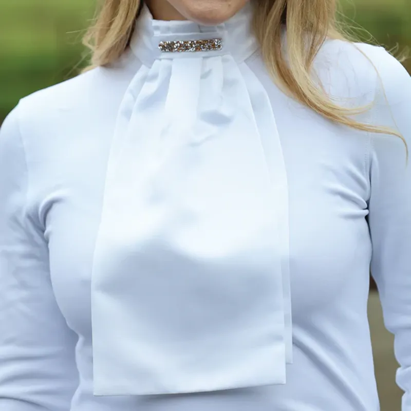 Deluxe Ready Tied Stock-Rose Gold Crystal Deluxe