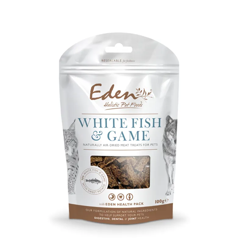 Eden White Fish and Game Treats 100g