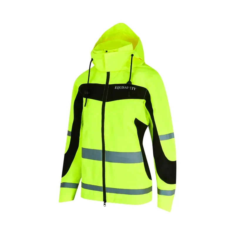 Equisafety Hi-Vis Lightweight Waterproof Jacket - YELLOW