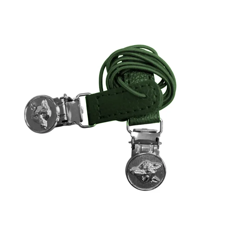 Equetech Showing Number Clips Green