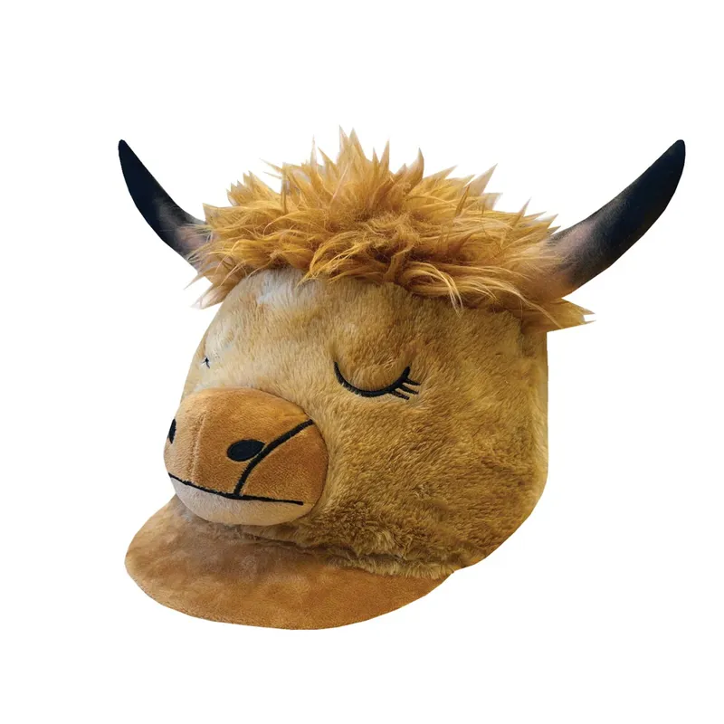 Heather Highland Cow Hat Silk