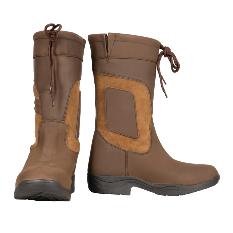 Hy Equestrian Hurdlow Short Country Boot Brown-1
