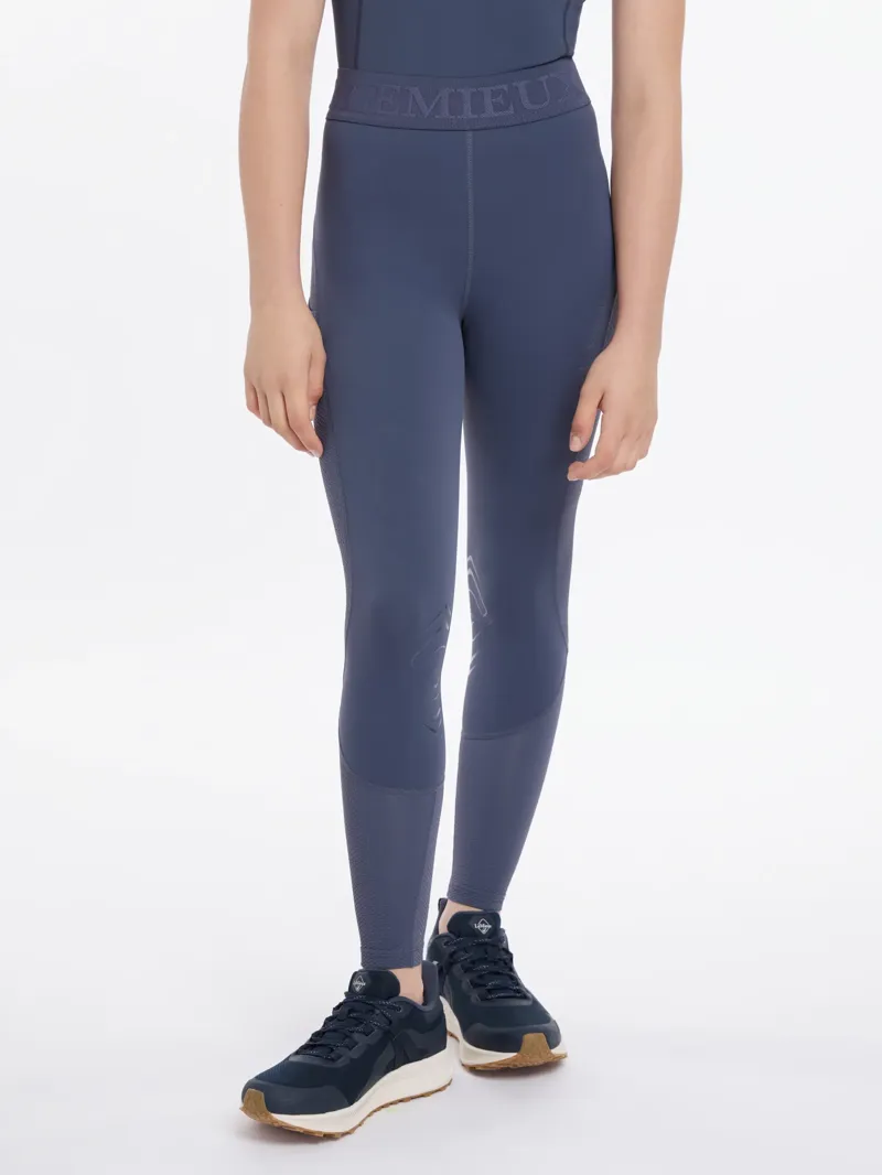 LeMieux Young Rider Lizzie Mesh Legging Dusk-1