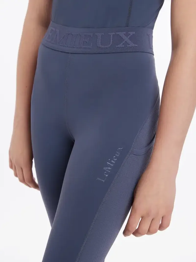 LeMieux Young Rider Lizzie Mesh Legging Dusk-2