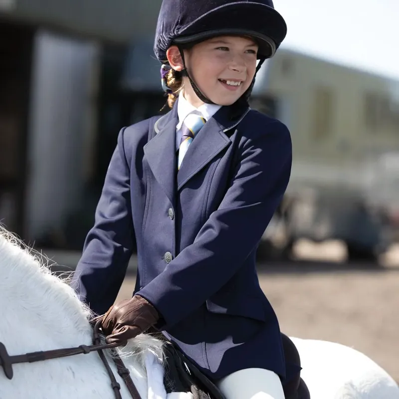 Junior Jersey Deluxe Competition Jacket Navy