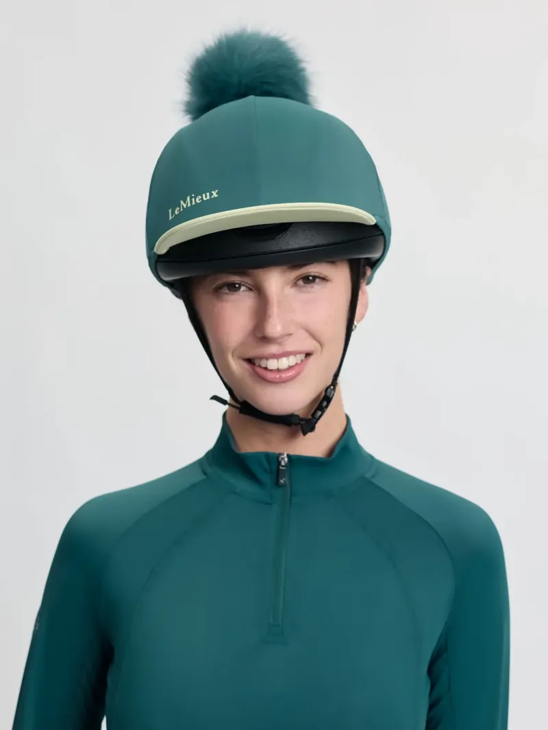 LeMieux Classic Pom Hat Silk Jungle
