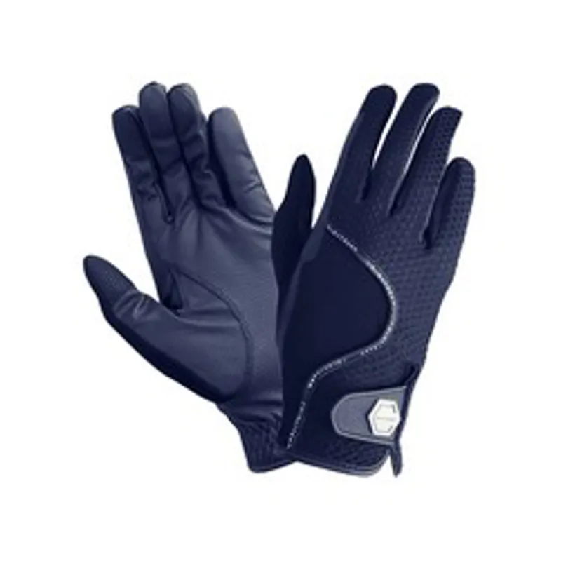 Coldstream Swinton Combi Mesh Summer Riding Gloves - NAVY