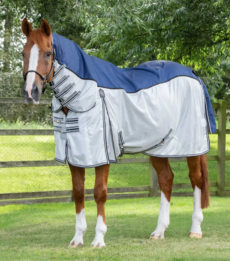 Premier Equine ShowerTex Fly Rug Navy
