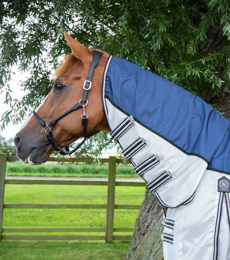 Premier Equine ShowerTex Fly Rug Navy-1
