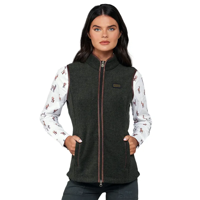 Toggi Regent Womens Fleece Gilet Forest Green