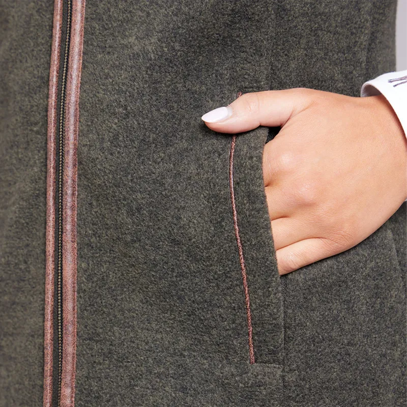 Toggi Regent Womens Fleece Gilet Forest Green-4