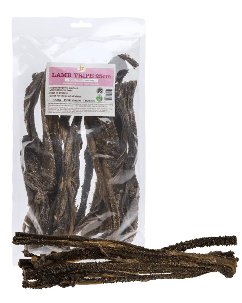 Lamb Tripe chews 25cm 150gr