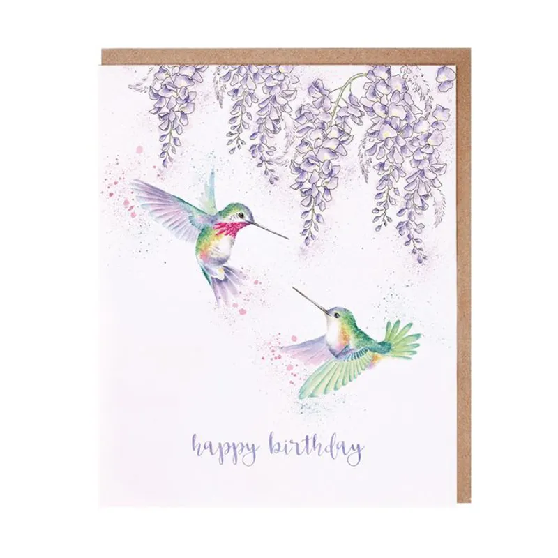 Wisteria Wishes Birthday Card